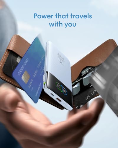 10000mAh Ultra Slim Portable Charger Power Bank with Built-in Cable - image 9