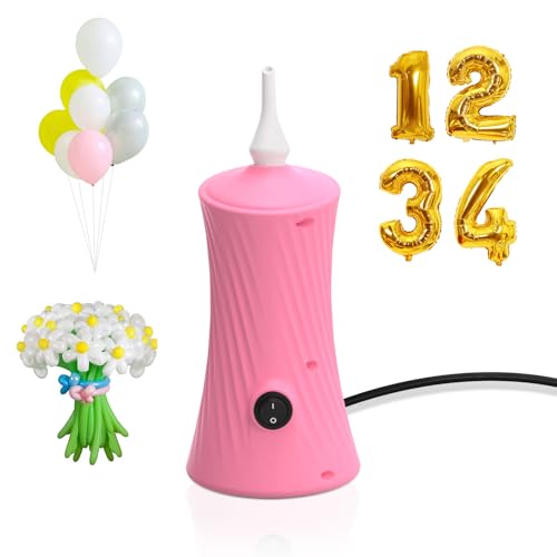 Pompe à ballon électrique pour gonfleur de ballons longs en aluminium de fête