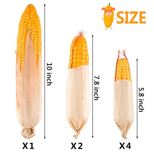 image for Toopify Artificial Corn, Fake Vegetable Lifelike Simulation Corns for 