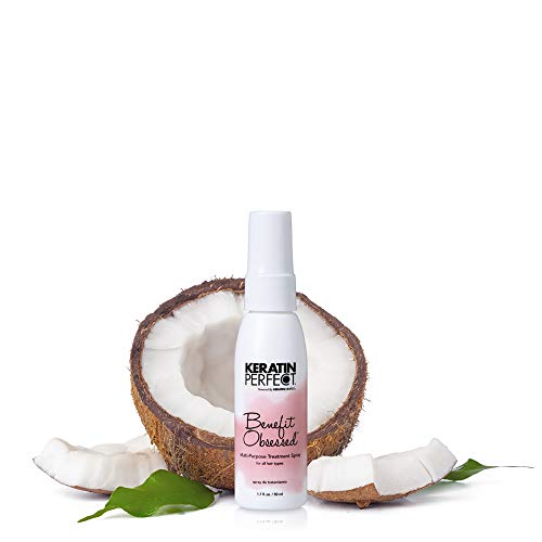 Keratin Perfect Benefit Obsessed Multi-Benefit Treatment Spray - Intensifies Color Vibrancy - Promotes Hair Strength - Protects Hair From Sun Damage - Lightweight - Ideal For All Hair Types - 1.7 Oz #TOP2