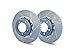Girodisc (A1-019) Front Brake Rotor Kit Slotted for Porsche 996 GT2, GT3, PCCB and 997 GT3, GT3RS