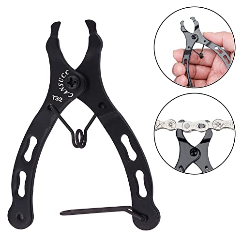 Saipe Bicycle Chain Repair Tool Kit, Bike Link Plier with 5 Pairs Quick Link Bicycle Chain Joint Connector Reusable MTB Magic Buckle Missing Link for 10 Speed Chain - Thumbnail 3