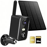 QUORVIXIA No WiFi Security Camera Wireless Outdoor, 4G LTE Cellular Solar Camera Battery Powered with SIM Card (AT&T T-Mobile Verizon) & Memory Card, 2K Color Night Vision, PIR Motion, 2-Way Talk