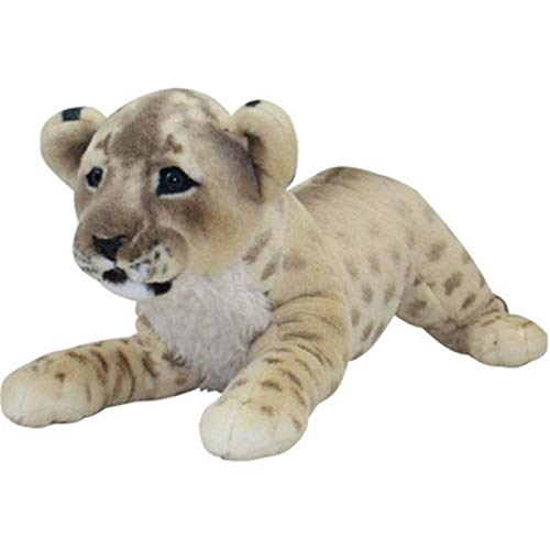 xiaofeng214 Nueva Simulaci�n del le�n del Tigre Leopardo Animales Peluche y Linda mu�eca ni�o del Regalo de cumplea�os Juguetes Almohadilla Suave de la Navidad (Color : Lion, Height : 48cm)
