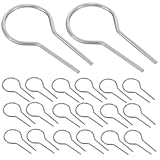 VINTORKY 100 Stück Keramik Brenn nadeln R Form Metall Hochtemperaturbeständig Töpferbedarf Brennwerkzeug für Brennofen Aufhängen Basteln