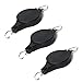 NKTM Adjustable Heavy Duty Hanging Hooks Ornament Plant Hangers Retractable Plant Pulley Hanging Basket for Planters Flower Baskets Pots Bird Houses (Set of 3)