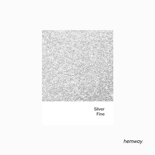 Eco Friendly Biodegradable Glitter, silver, Fine (1/64" 0.015" 0.4mm) - Image 2