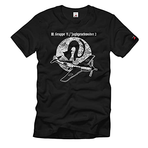 T-shirt JG2 III Groupe 11 Me109 vêtement pilote avion de chasse Richthofen