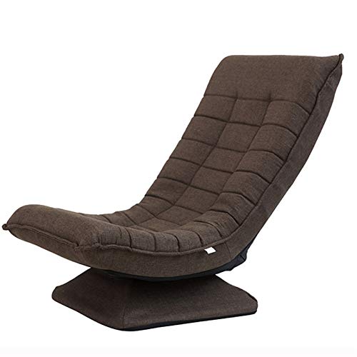 �܂肽���݃`�F�A ���֎q ���N���C�j���O 360°��] �V���v���Ń��_���� �x�b�h���[���o���R�j�[ ���E���W�`�F�A �_�炩�����K(Brown)