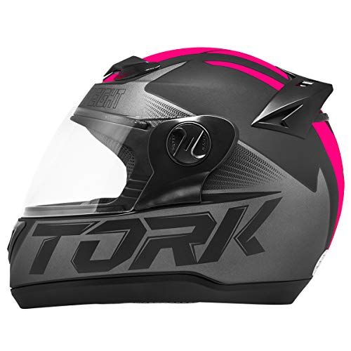 Pro Tork Capacete Evolution G7 Fosco 60 Preto/Rosa