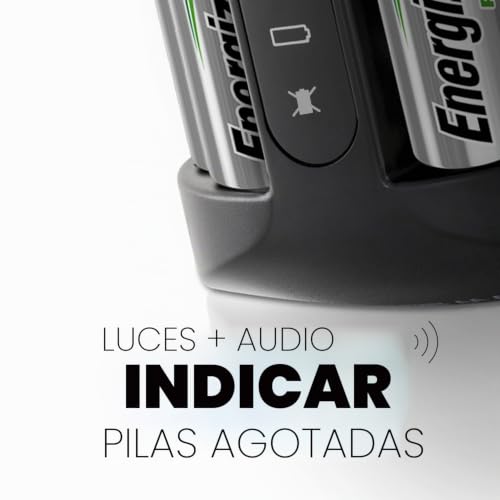 Cargador de pilas AA NiMH Energizer Value compacto para hogar y oficina 6