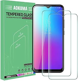 AOKUMA Blackview A70/A70 Pro Tempered Glass Screen Protector, [2 Pack] Premium Quality Guard Film, Case Friendly, Comfortable Round Edge,Shatterproof, Shockproof, Scratchproof oilproof