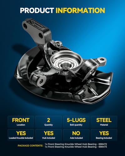 Image of PHILTOP Front Knuckle Wheel Hub Bearing for 1997-2001 Toyota Camry 2.2L