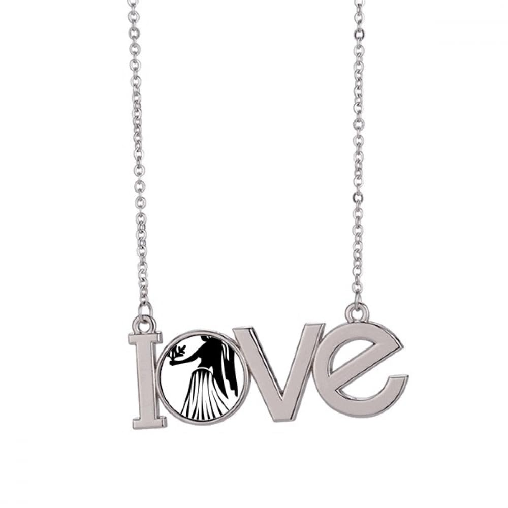Collier pendentif constellation Vierge amour zodiaque astrologie taille M