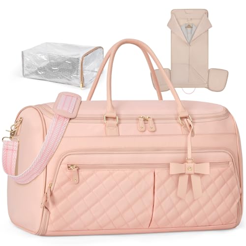 RAINSMORE Garment Bags for Travel Women with Shoe Bag & Wet Pocket