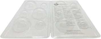 Wilton 6 Cavity, Hot Cocoa Bomb Candy Mold, 2 Count, 2115-0-0241
