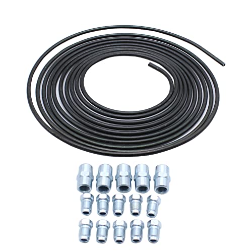 SHLPDFM 5m Bremsleitung Bremsrohr Ø 4,75mm +20x Verschraubungen + 10x Verbinder