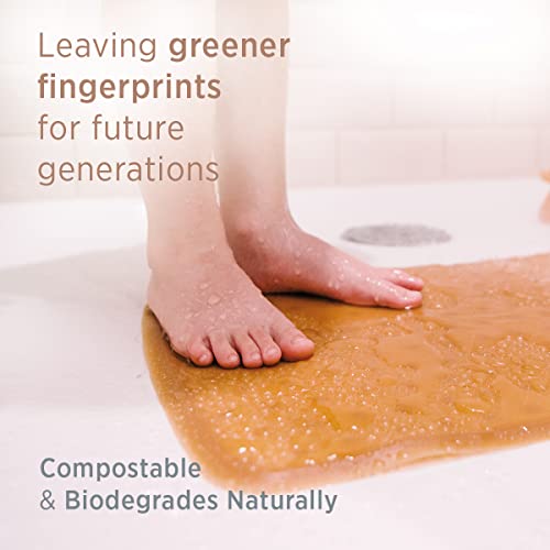 Hevea Baby Bath Mat - Natural Rubber Non Slip Bathtub Mat For Baby - Upcycled, Scandinavian Design - Safe And Eco-Friendly - (Natural) #TOP2