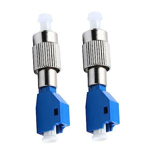 Adaptador de fibra óptica Fc a Lc con conector cerámico y metálico de 2 unidades