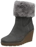  Timberland Damen Paris Height Shearling Chelsea Stiefel, Grau (Medium Grey Nubuck), 40 EU