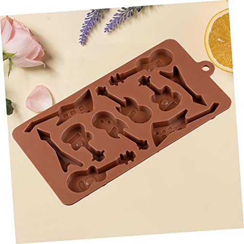 Molde para cubitos de hielo en forma de guitarra miniatura 4