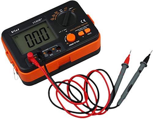 Vici Vc60B+ Digital Insulation Resistance Tester Dcv Acv Megohm Meter Dc250/500/1000V Ac750V #TOP1