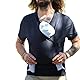 Amtopiyo Papa Känguru T-Shirt Mama Beruhigen Sie Babytragetuch V-Ausschnitt Kurzärmelig Tank-Tops CL014 Herren XL