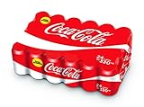 coca cola zero calorias reales Refrescante Coca Cola refresco - Paquete de 24 x 330 - Total: 7.92 l