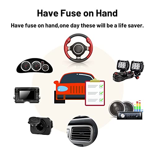 180PCS Fusible Voiture Kit De Fusibles Auto Avec Fusible 20A