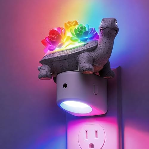 Image of L LOHAS LED Night Light for Kids, 3D Cute Turtle Night Lights