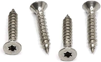 30pcs M2.9 stainless steel self-tapping screw anti-theft screws countersunk flat head bolt lamp fitting bolts 8-25mm length (Size: M2.9x19mm)