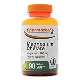 Magnesium Chelate 200 mg, Glycinate, High Absorption Magnesium, 100% Chelated, Better Sleep, Stress