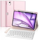 【Livré avec tout le Nécessaire】 1* étui de protection compatible iPad Air 11 (2024 M2 / 2025 M3/2026 M4), 1* clavier Bluetooth français, 1* câble de chargement USB-C, 1 * manuel d’utilisation en français.