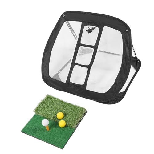 Golf Net, Golf Practice Net All in 1 Golf for Backyard Driving and Garage, Golf Hitting Aid Backyard Driving Chipping Training Swing for Men Dad Him Golf Lovers