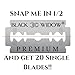 Black Widow Professional Straight Edge Razor Kit with 10 Blades – Stainless Steel Barber Razor for Men’s Shaving, Classic Barbero Shaver for Smooth, Precise, and Comfortable Shaves