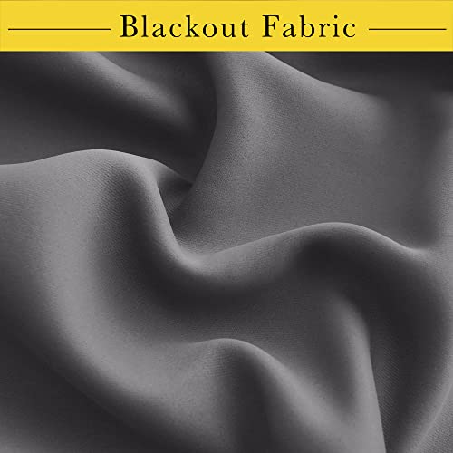 Nicetown Temporary Portable Blinds Blackout Curtain Shade Adjustable Size With Suction Cups Provide Sleepy Environment For Baby, Kid, Day Sleeper Or Travel Used, 51" Width X 78" Length, 1 Panel, Grey #TOP6