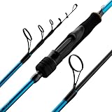 MEETCLAN Telescopic Travel Fishing Rods,Light Weight 24 Ton Carbon Fiber Blank Rod and Solid Carbon