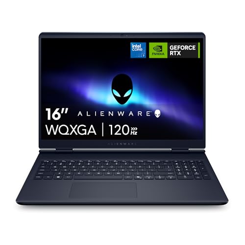 Image of Alienware 16 Aurora Gaming Laptop AC16250-16-inch WQXGA 120Hz Display,Intel Core 7 Processor (Series 2) 240H Processor,16GB DDR5 RAM,512GB SSD, NVIDIA GeForce RTX 4050 Graphics,Windows 11 Home-Blue