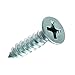 Rok Hardware #6 x 3/4" Flat Head Phillips Deep Thread Wood Screws Nickel (Zinc finish) - Super Value 100 Pack