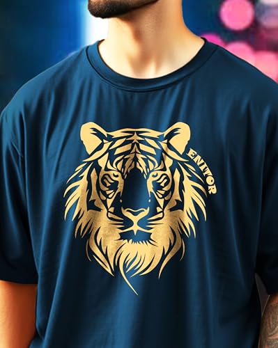 Image of AUSK Oversized Tshirts || Half Sleeve Round Neck T-Shirts for Men