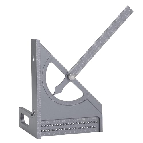 Regla de Ángulo para Carpintería de Aleación de Aluminio miniatura 5