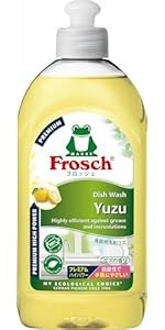 Amazon.co.jp: Frosch フロッシュ食器用洗剤 ユズ 300ml プレミアム