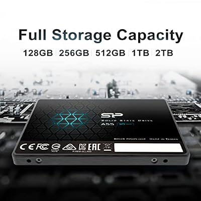SP 1TB SSD 3D NAND A55 SLC Cache Performance Boost SATA III 2.5 7mm (0.28) Internal Solid State Drive (SP001TBSS3A55S25)