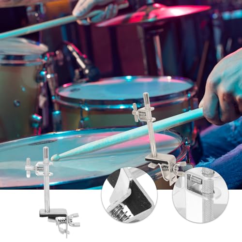 Drum Kit Cowbell Clamp Bass Drum Extension Mount Cowbell Holder Clip Percussion Accessory Compatible miniatura 3