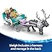 LEGO Disney Frozen Anna's Sleigh Adventure Building Toy Set - Frozen Toy for Toddlers with 2 Disney Princess Minidolls - Learning and Educational Set for Girls & Boys, Ages 4+ - 43256