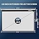 WASJOYE 120 Leinwand Beamer Elektrisch Diagonale Automatische Projektion 16:9 8K HD Filme Schirm für Heimkino Büro Videospiel Outdoor Indoor, Projector Screen W/Fernbedienung und Wand/Decke Mount