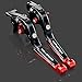 Leviers d'embrayage de Frein de Moto, 1 Paire CNC Aluminium 6 Position Réglable Pliable Mot de Moto Extensible Accessoires de Levier poignée pour Ducati Monster ST2 M 400 600 620 750 919 796 696