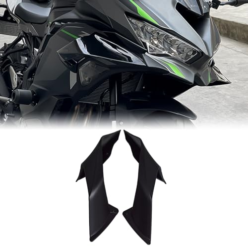 Motorcycle Fairings for Kawasaki, Air deflectors for Road Glide with Winglet, Spoiler Wings Motorcycle Accessories for Kawasaki ZX-25R/SE ZX-4R ZX-4RR 2021-2025 (Matte Black)