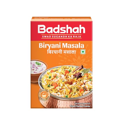 Badshah Shahi Biryani Pulav Masala Powder | Pulao Masala Powder Spice | For Healthy Delicious & Flavourful Cooking | Hygienically Packed | 50 Gram | Pack 1