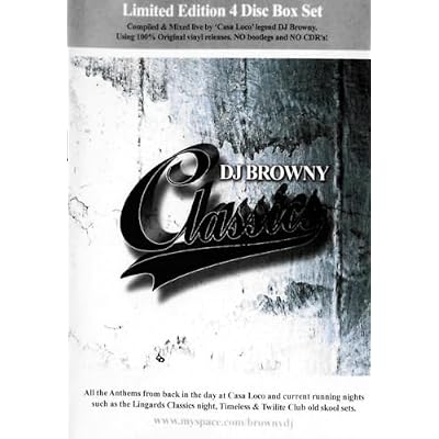 DJ Browny - Classics - CD Pack